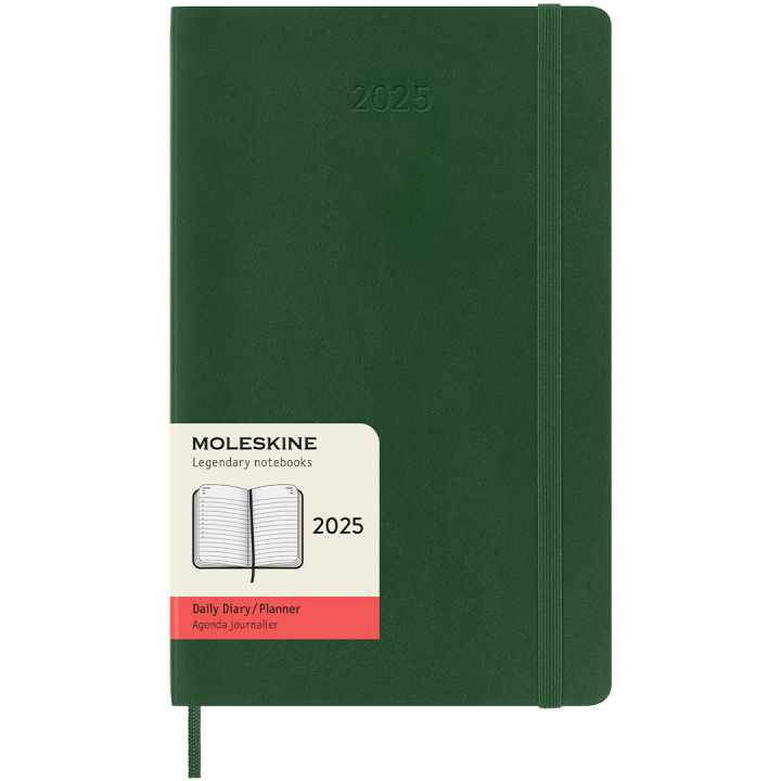 12M Daily Calendrier 2025 Softcover Large Myrtle Green dans le groupe Papiers & Blocs / Calendriers et agendas / Calendriers 12 mois chez Pen Store (133768)