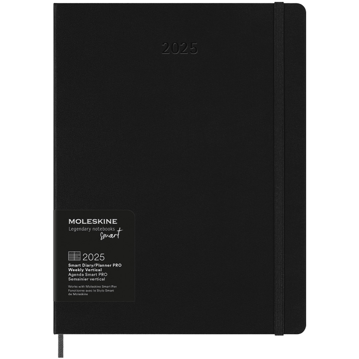 12M M+ Digital Planner Weekly Note 2025 XL Black dans le groupe Papiers & Blocs / Calendriers et agendas / Calendriers spéciaux chez Pen Store (133782)