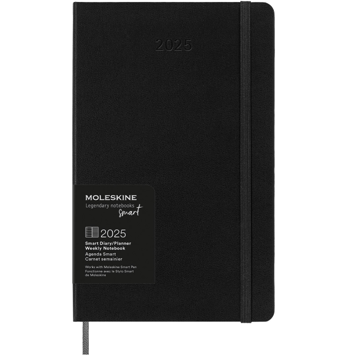 12M M+ Digital Planner Weekly Note 2025 Large Black dans le groupe Papiers & Blocs / Calendriers et agendas / Calendriers spéciaux chez Pen Store (133783)