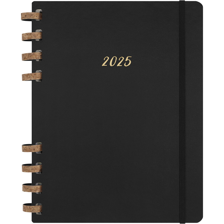 12M Spiral Planner 2025 XL Black dans le groupe Papiers & Blocs / Calendriers et agendas / Calendriers 12 mois chez Pen Store (133785)