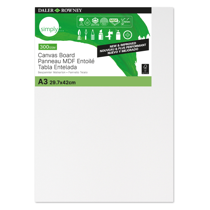 Carton entoilé coton A3 dans le groupe Matériels d'artistes / L'atelier / Panneau Canevas chez Pen Store (133827)