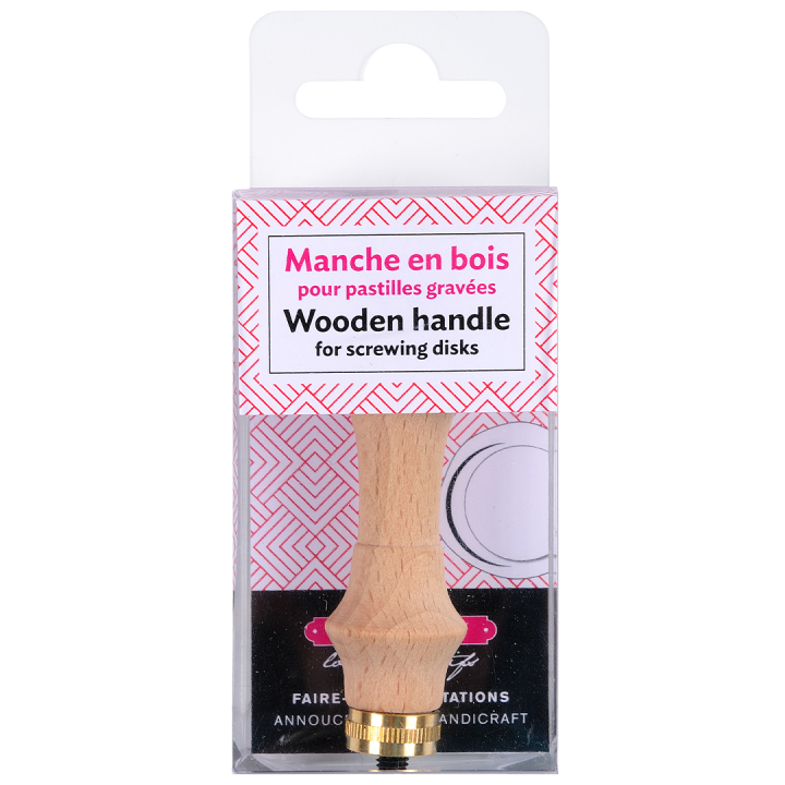 Manche en bois pour pastilles gravées dans le groupe Loisirs créatifs / Former / Cachetage de cire chez Pen Store (133828)