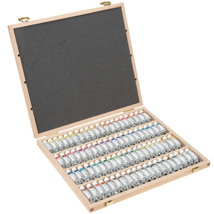 Horadam Aquarell Wooden Box 80x5 ml dans le groupe Matériels d'artistes / Couleurs de l'artiste / Peinture aquarelle chez Pen Store (134341)