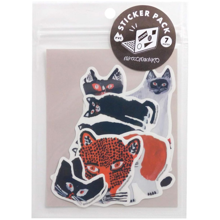 Sticker pack Miroco Machiko Cats dans le groupe Loisirs créatifs / Former / Stickers chez Pen Store (134509)