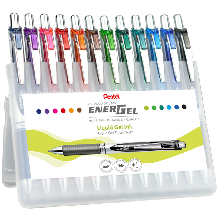 EnerGel BL77 Rollerball Lot de 12 07 dans le groupe Stylos / Écrire / Stylos encre gel chez Pen Store (134574)