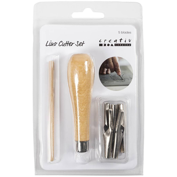 Kit de découpe de linoléum Lot de 5 dans le groupe Loisirs créatifs / Techniques / Impressions sur lino chez Pen Store (134613)