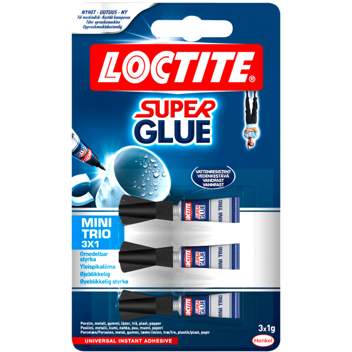 Colle Rapide Mini Trio Universelle 3x1g dans le groupe Loisirs créatifs / Accessoires Hobby / Colle chez Pen Store (134623)