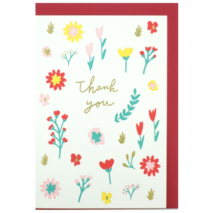 Carte de remerciement Fleurs dans le groupe Loisirs créatifs / Fêtes et saisons / Cartes et enveloppes chez Pen Store (134638)