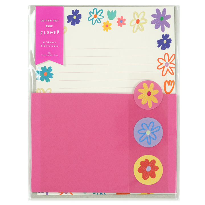 Papier à lettres Flowers dans le groupe Loisirs créatifs / Fêtes et saisons / Cartes et enveloppes chez Pen Store (134641)