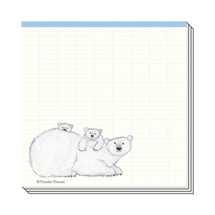 Sticky Notes Yusuke Yonezu Polar Bear dans le groupe Papiers & Blocs / Écrire et consigner / Post-it et blocs-notes chez Pen Store (134652)