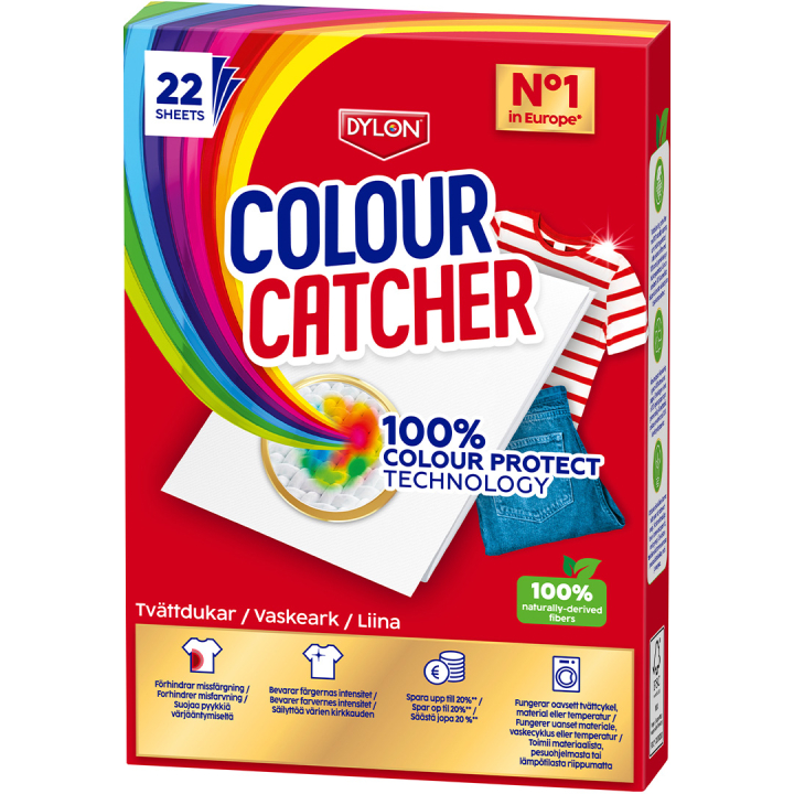 Colour Catcher 22 sheets dans le groupe Loisirs créatifs / Couleurs / Teinture textile et feutre textile chez Pen Store (134681)