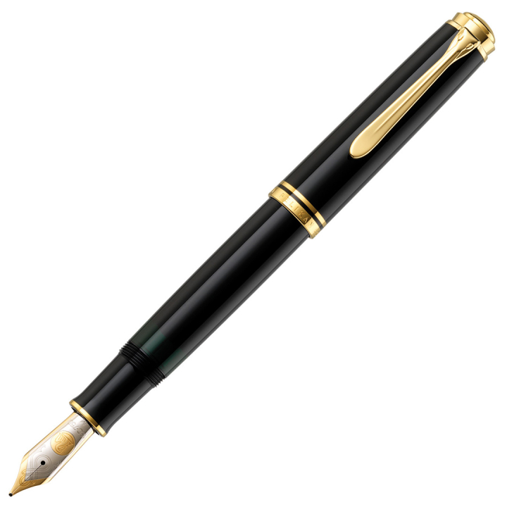 Stylo-plume Souverän M800 Black dans le groupe Stylos / Stylo haute de gamme / Stylo à plume chez Pen Store (134758_r)