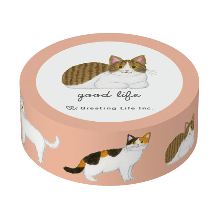 Washi-tape Yusuke Yonezu Cats dans le groupe Loisirs créatifs / Accessoires Hobby / Washi Tape chez Pen Store (134803)