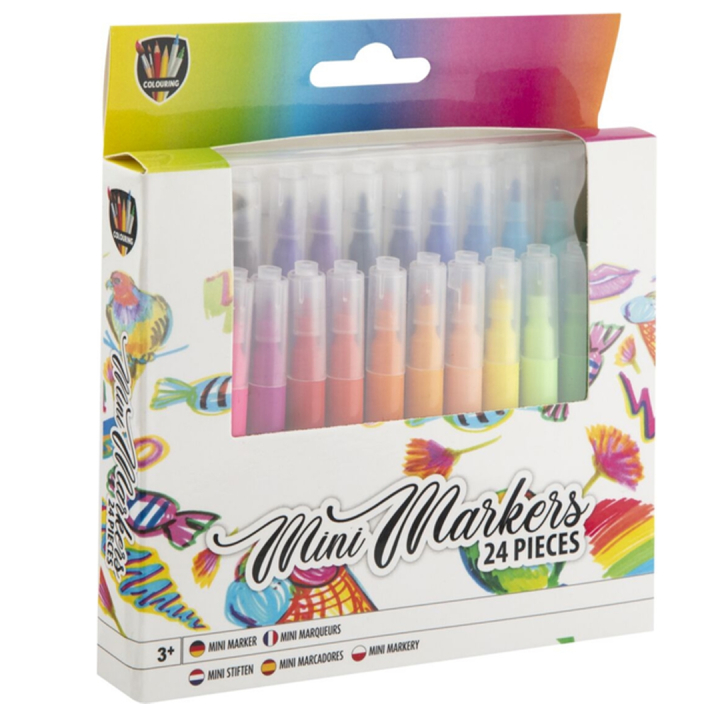 Stylos feutre Mini 24-set dans le groupe Kids / Crayons pours les enfants / Feutres pour les enfants chez Pen Store (134868)