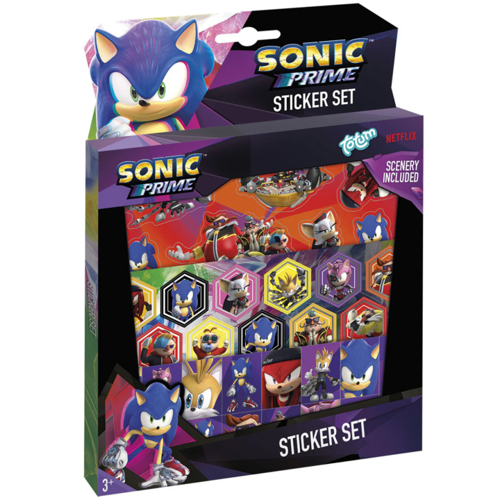 Ensemble d'autocollants Sonic dans le groupe Kids / Amusement et apprentissage / Autocollants chez Pen Store (134896)