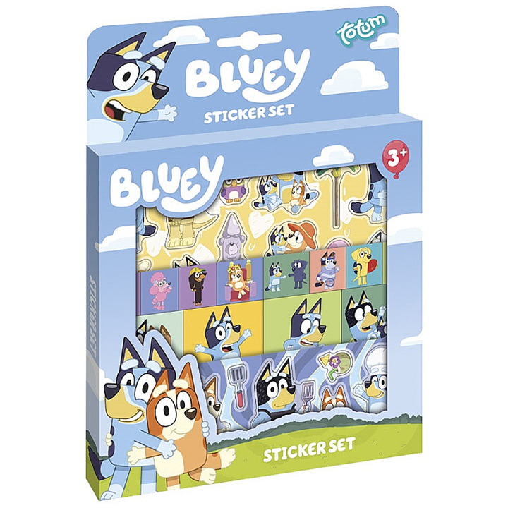 Ensemble d'autocollants Bluey (3 ans et +) dans le groupe Kids / Amusement et apprentissage / Autocollants chez Pen Store (134916)