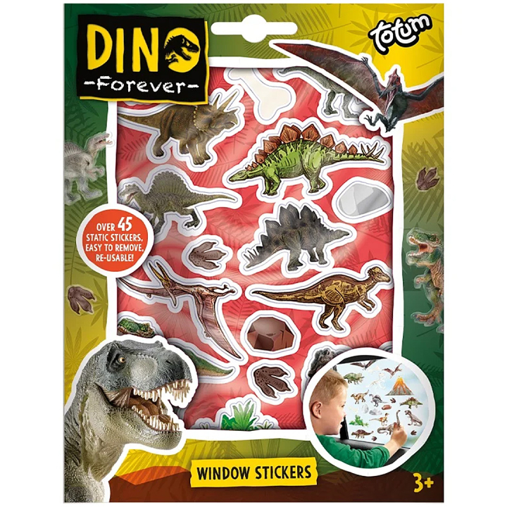 Autocollants pour fenêtres dinosaures (3 ans et +) dans le groupe Kids / Amusement et apprentissage / Autocollants chez Pen Store (134923)