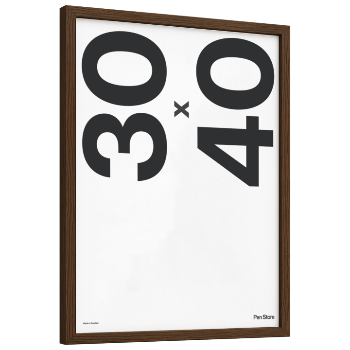 Cadre en bois couleur noyer 30x40 cm dans le groupe Loisirs créatifs / Organiser / Cadres / Cadres couleur noyer chez Pen Store (135072)