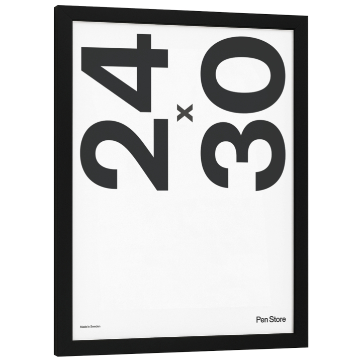 Cadre en bois noir 24x30 cm dans le groupe Loisirs créatifs / Organiser / Cadres / Cadres noirs chez Pen Store (135083)