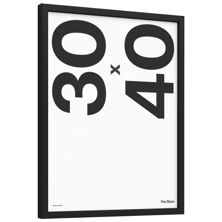 Cadre en bois noir 30x40 cm dans le groupe Loisirs créatifs / Organiser / Cadres / Cadres noirs chez Pen Store (135084)