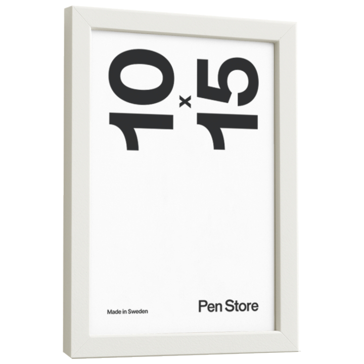 Cadre en bois blanc 10x15 cm dans le groupe Loisirs créatifs / Organiser / Cadres / Cadres blancs chez Pen Store (135089)