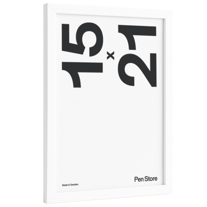 Cadre en bois blanc 15x21 cm dans le groupe Loisirs créatifs / Organiser / Cadres / Cadres blancs chez Pen Store (135091)