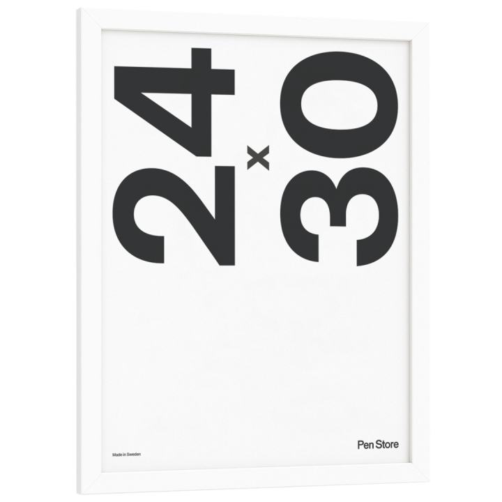 Cadre en bois blanc 24x30 cm dans le groupe Loisirs créatifs / Organiser / Cadres / Cadres blancs chez Pen Store (135095)