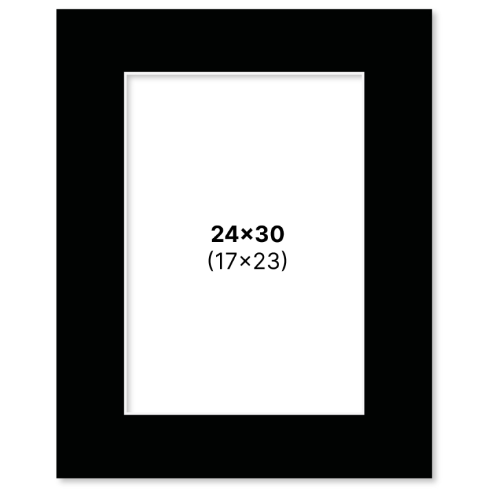 Passe-partout Noir 24x30 cm dans le groupe Loisirs créatifs / Organiser / Cadres / Passe-partout chez Pen Store (135119)