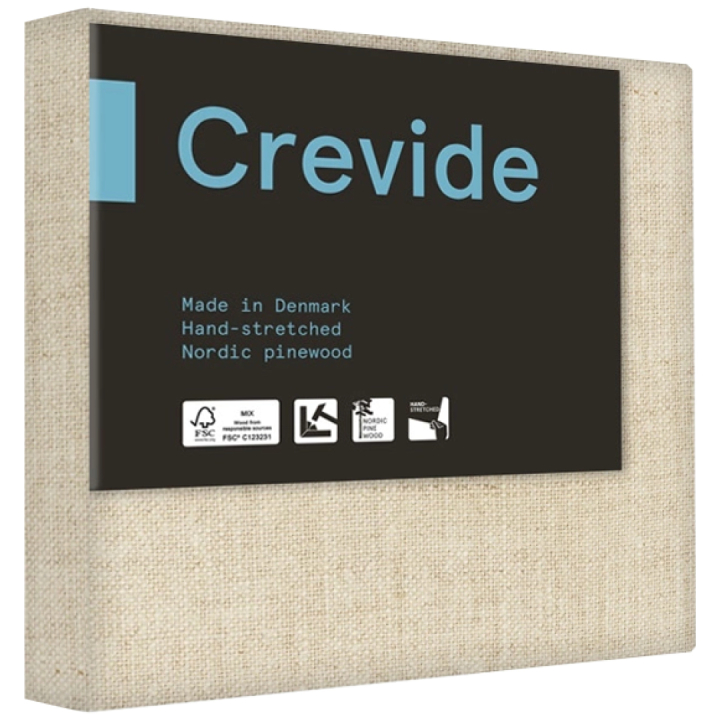 Châssis entoilé 3D Lin naturel 20x20 dans le groupe Matériels d'artistes / L'atelier / Châssis à clés / Toile de peinture acrylique chez Pen Store (135212)