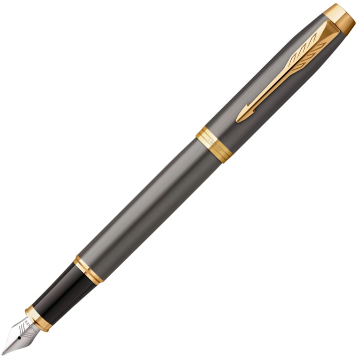 IM Grey/Gold Stylo-plume dans le groupe Stylos / Stylo haute de gamme / Stylo à plume chez Pen Store (135471_r)