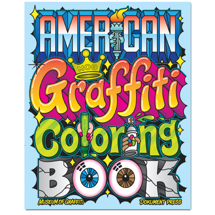 American Graffiti Coloring Book dans le groupe Loisirs créatifs / Livres / Album de coloriage pour les adultes chez Pen Store (135491)