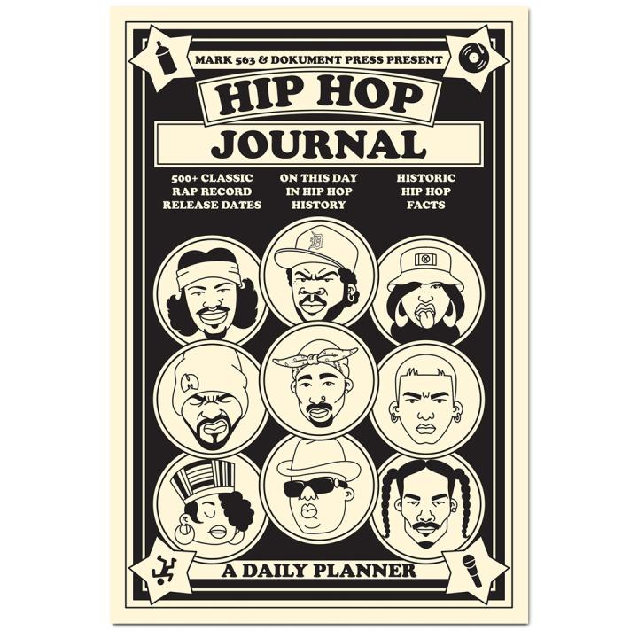 Hip Hop Journal: A Daily Planner dans le groupe Papiers & Blocs / Calendriers et agendas / Calendriers 12 mois chez Pen Store (135493)