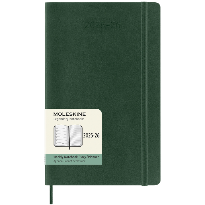 Calendrier 18M WeekNote Soft Cover Large Myrtle Green dans le groupe Papiers & Blocs / Calendriers et agendas / Calendriers 18 mois chez Pen Store (135603)