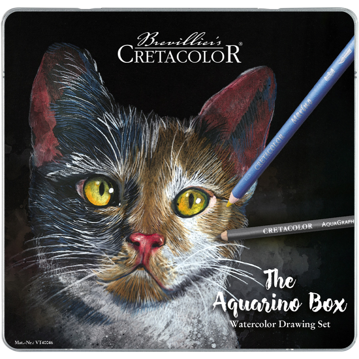The Aquarino Box set d'aquarelles 24 pièces dans le groupe Stylos / Crayons d'artistes / Crayons aquarellables chez Pen Store (135647)