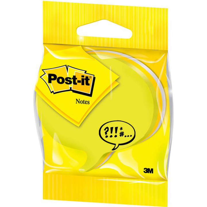 Post-it 70x70 Bulle de dialogue jaune/blanche dans le groupe Papiers & Blocs / Écrire et consigner / Post-it et blocs-notes chez Pen Store (135709)