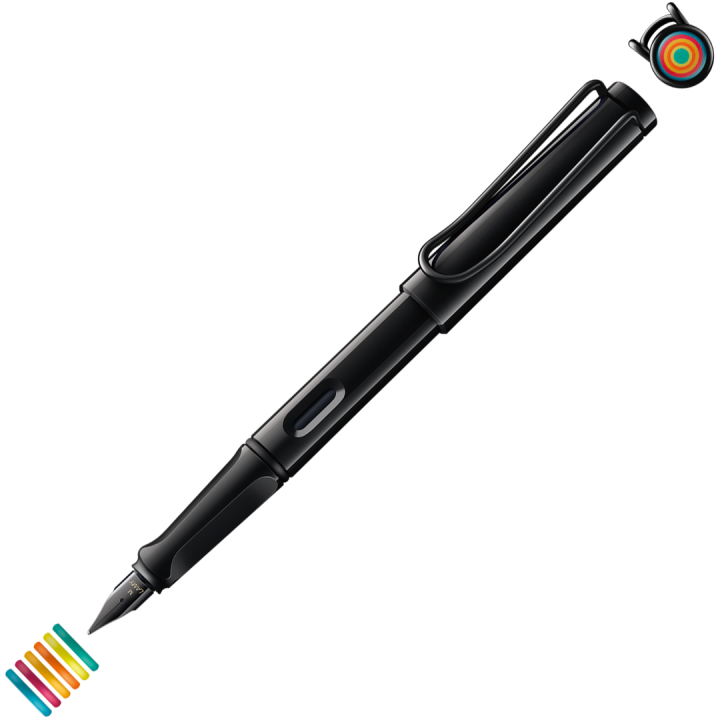 Safari All Black Set Medium dans le groupe Stylos / Stylo haute de gamme / Stylo à plume chez Pen Store (135755)