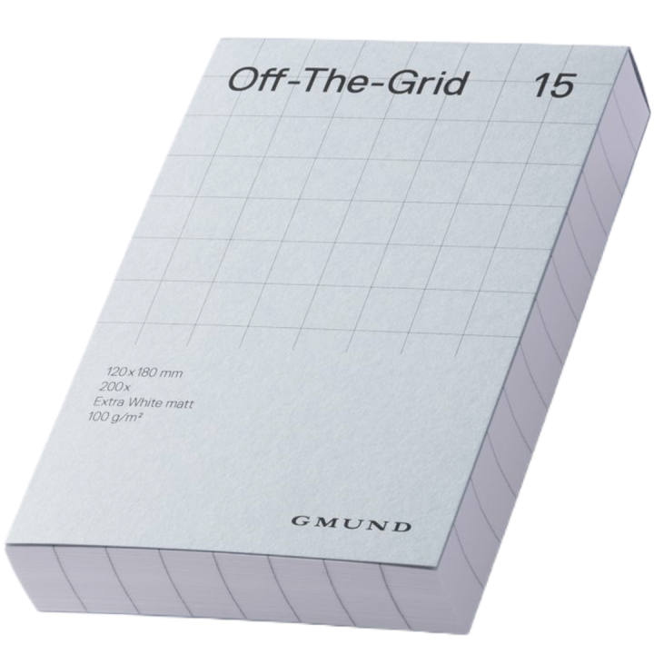 Off-The-Grid 15 - Sky dans le groupe Papiers & Blocs / Écrire et consigner / Blocs-notes chez Pen Store (135785)