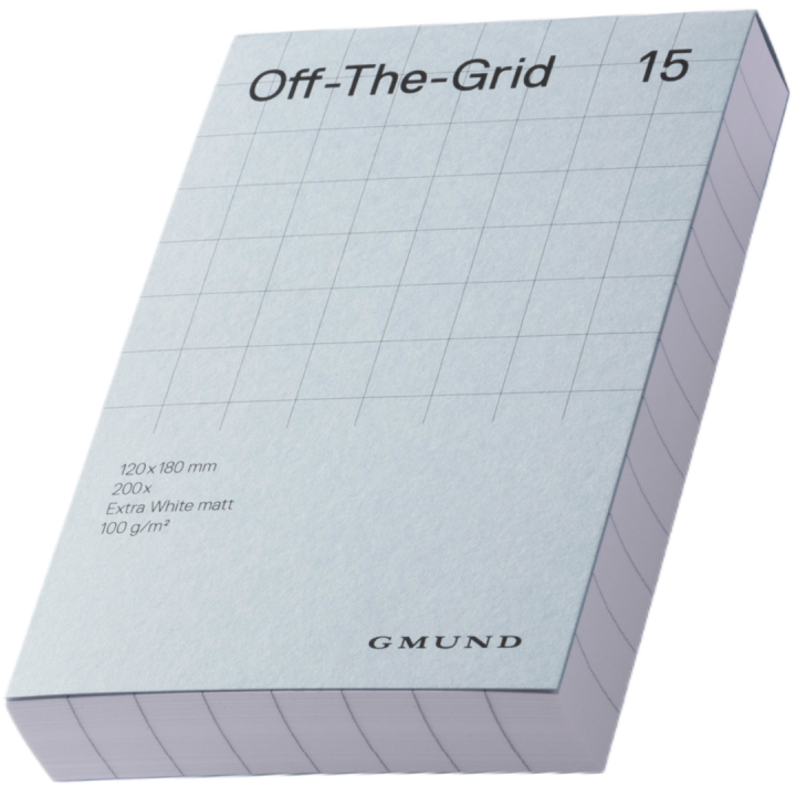 Off-The-Grid 15 - Sky dans le groupe Papiers & Blocs / Écrire et consigner / Blocs-notes chez Pen Store (135785)