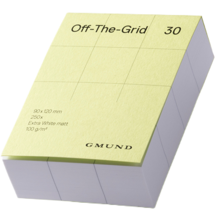 Off-The-Grid 30 - Lime dans le groupe Papiers & Blocs / Écrire et consigner / Blocs-notes chez Pen Store (135786)