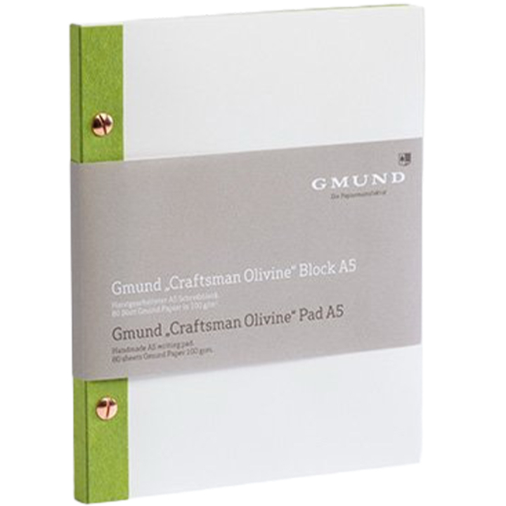 Craftsman Sketchbook A5 - Olivine dans le groupe Papiers & Blocs / Bloc Artiste / Cahiers d'esquisses chez Pen Store (135791)
