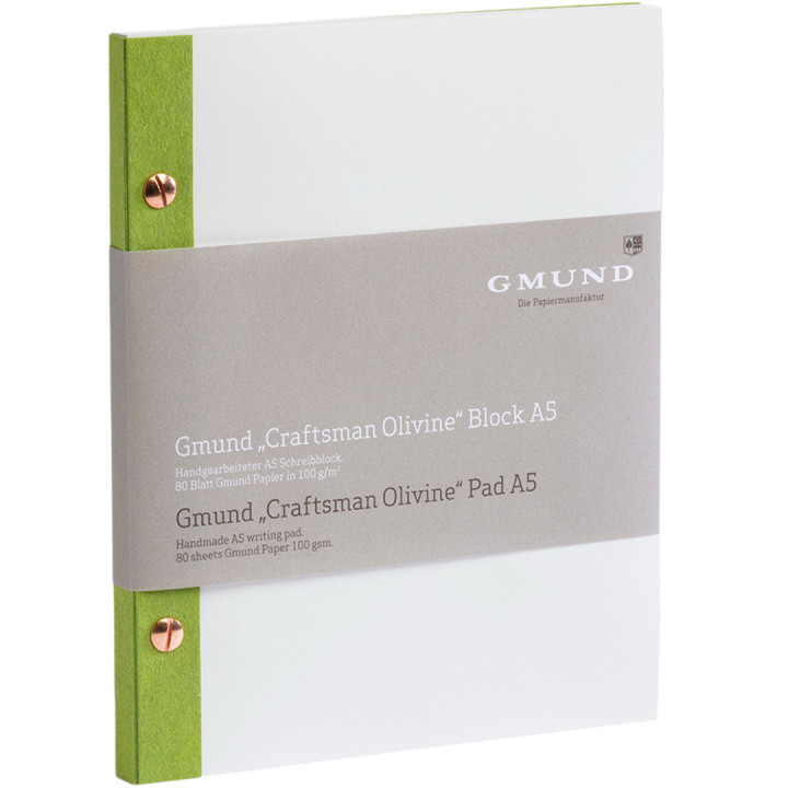 Craftsman Sketchbook A5 - Olivine dans le groupe Papiers & Blocs / Bloc Artiste / Cahiers d'esquisses chez Pen Store (135791)