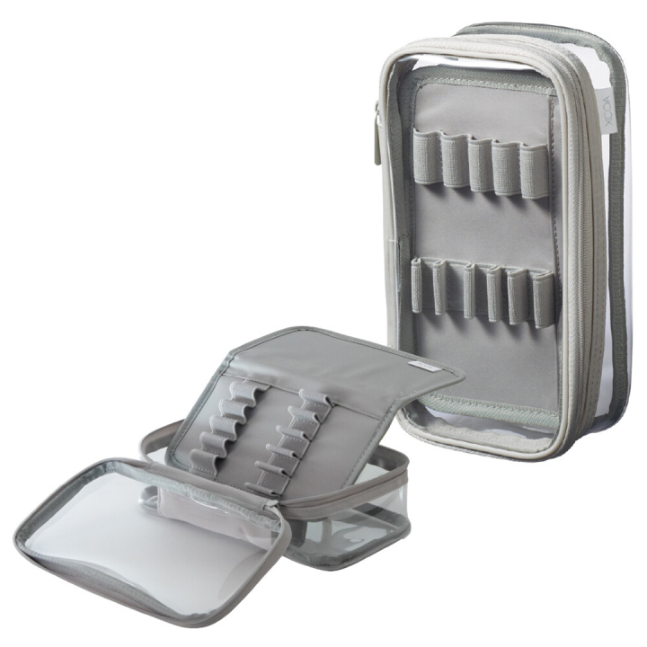 Trousse Transparent Grise dans le groupe Stylos / Accessoires Crayons / Trousses chez Pen Store (135799)