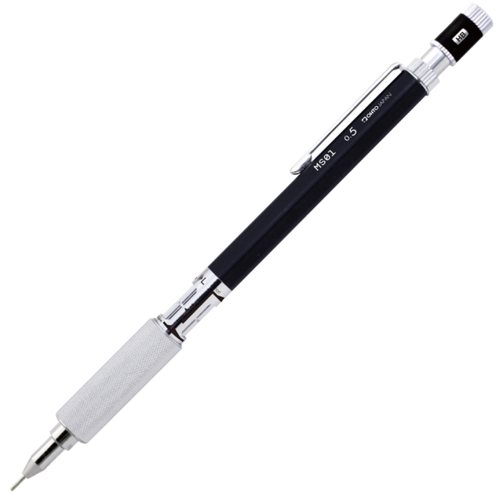 Porte-mine MS01 0,5 mm Noir dans le groupe Stylos / Écrire / Porte-mines chez Pen Store (135821)