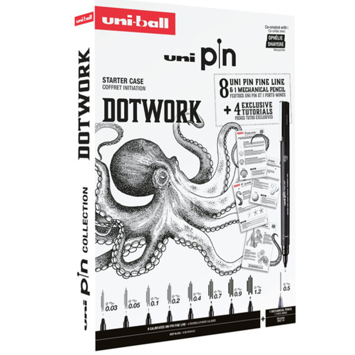 Pin Fine Line Dotwork Set dans le groupe Stylos / Écrire / Feutres Fineliners chez Pen Store (136284)