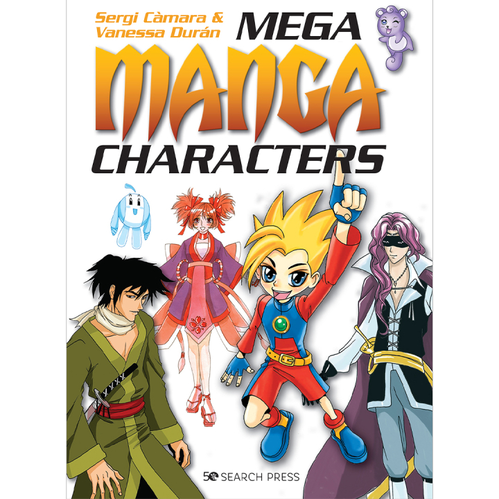Mega Manga Characters dans le groupe Loisirs créatifs / Livres / Livres d'instruction chez Pen Store (136309)