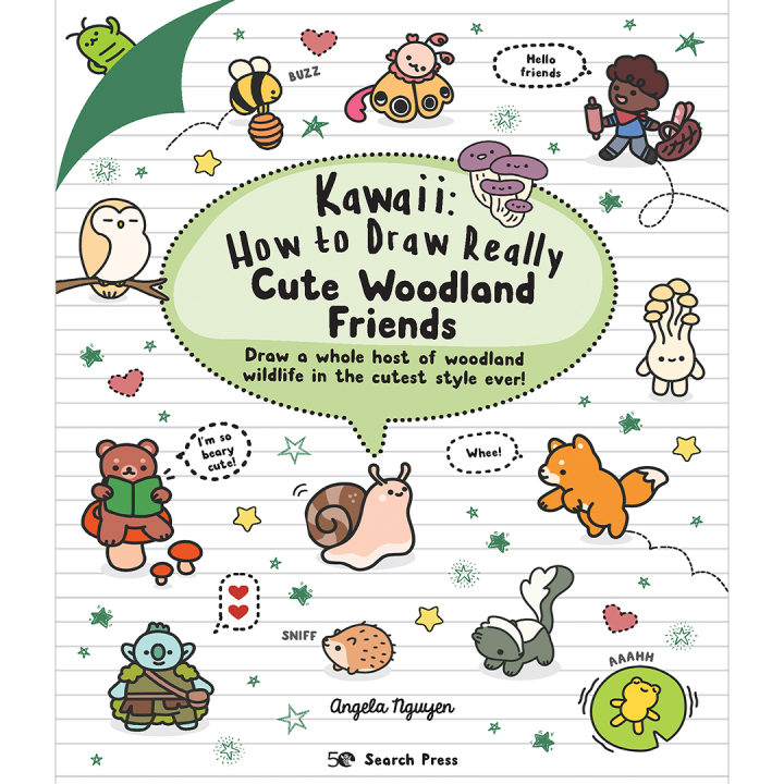 Kawaii: How to Draw Really Cute Woodland Friends dans le groupe Loisirs créatifs / Livres / Livres d'instruction chez Pen Store (136322)