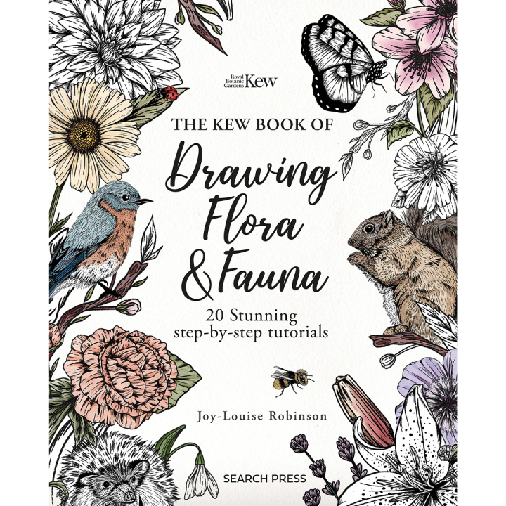 The Kew Book of Drawing Flora and Fauna dans le groupe Loisirs créatifs / Livres / Livres d'instruction chez Pen Store (136328)