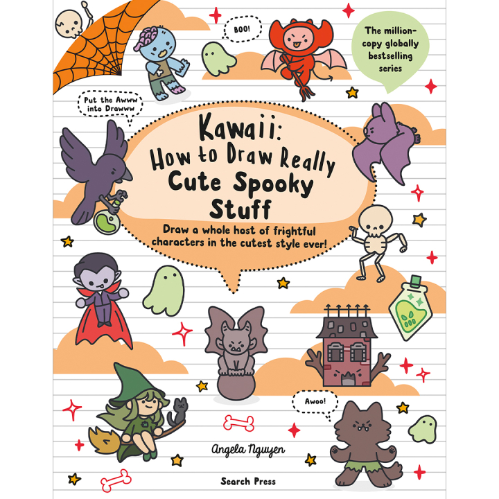 Kawaii: How to draw Really Cute Spooky Stuff dans le groupe Loisirs créatifs / Livres / Livres d'instruction chez Pen Store (136332)