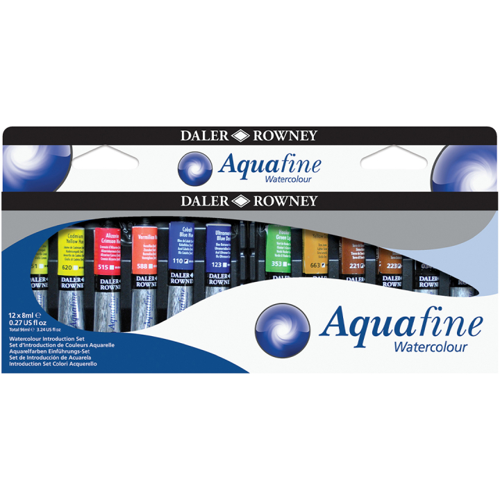Peinture aquarelle Tube 12x8 ml dans le groupe Matériels d'artistes / Couleurs de l'artiste / Peinture aquarelle / Aquarelle en tube chez Pen Store (136417)