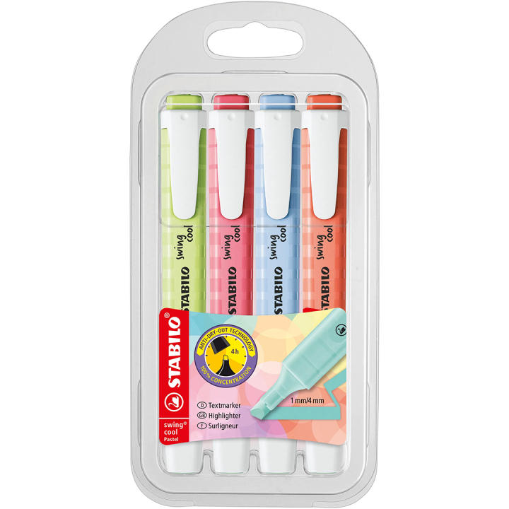 Swing Cool Pastel lot de 4 Set 2 dans le groupe Stylos / Bureau / Surligneurs chez Pen Store (136789)